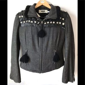 Moschino Unique Zip up Jacket Size M